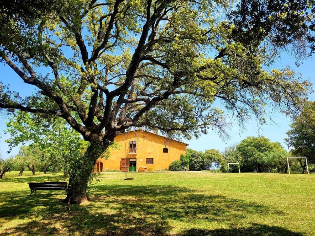Masia Para Grupos Con Piscina Privada28 Pax Cabanelles Bagian luar foto